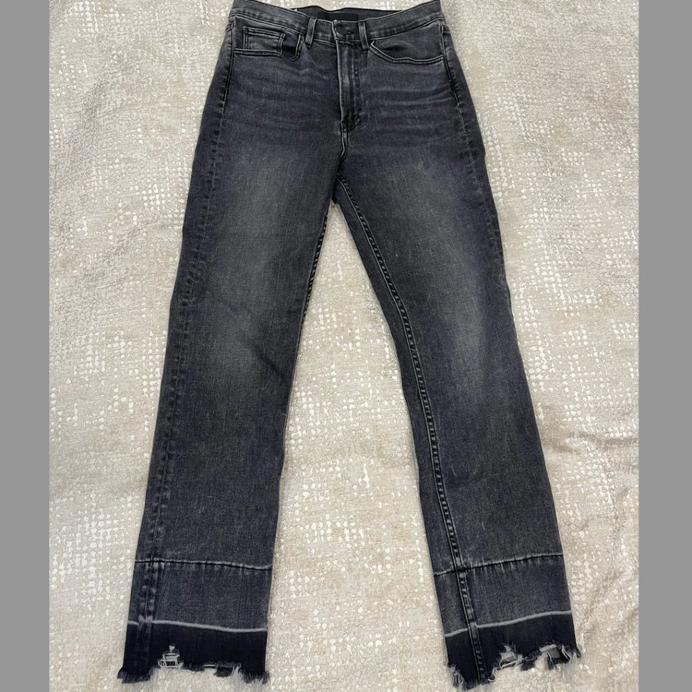 3X1 Raw Edge Dark Jeans